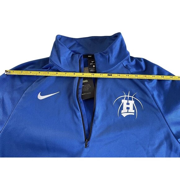 Nike Men's Therma Dri-Fit 1/4 Zip Pullover Training H School Sports Blue New - Picture 5 of 8